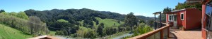 View from our cabin in Whangarai