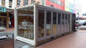 Another cafe shipping container