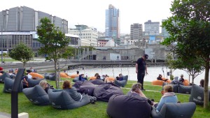 Hanging around the waterfront