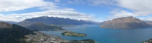 At the top of Queenstown