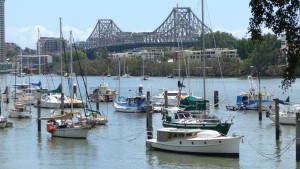 Looking toward Story Bridge, Brisbane