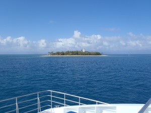 On the boat heading toward the Low Isles