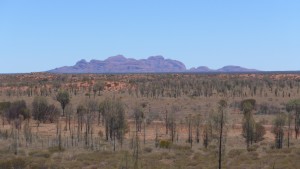 Kata-Tjuta (The Olgas) in the distance