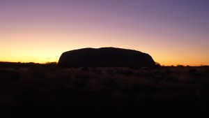 Uluru at sunrise