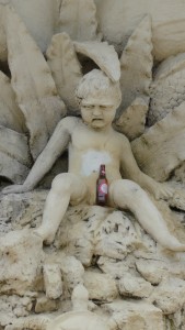 Angry, drunk angel