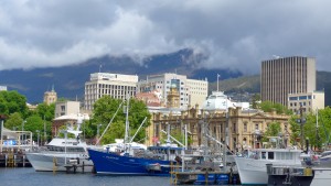 Mt. Wellington hidden, Hobart