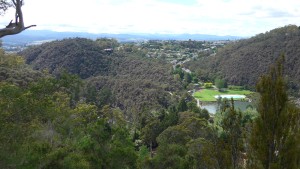 View from above gorge