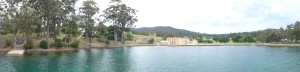 Panoramic view from the water, Port Arthur