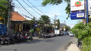 Just outside our hotel, Sanur