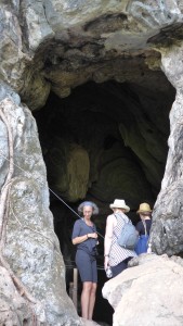 Entrance to the cave