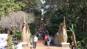 Stairway to Doi Suthep Temple