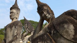 Reclining Buddhas at Buddha Park, Vientiane