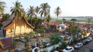 View from hotel room, Vientiane