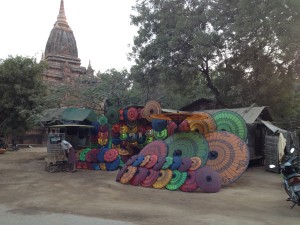 Umbrella store, Bagan area