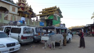 Village at the bottom of Mt. Popa