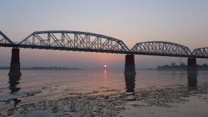 Sunset approaching Mandalay