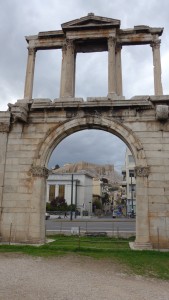 Hadrian's Gate with Acropolis in the background