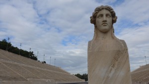 Statue at Panathenaic Stadium