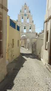 Bells at traditional village of Megalochori