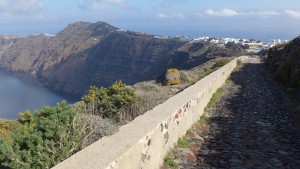 Road to Oia (Oia in far distance, left)