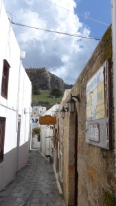 Lindos with Acropolis on the hill