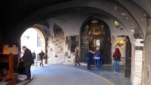 The cutest little chapel inside the Stone Gate