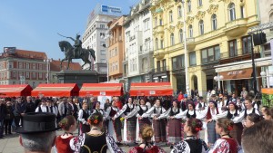 Traditional dance in main square